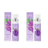Mint Oral Freshening Spray, Fruit-Flavored Portable Spray, Freshens Breath, Christmas Gift Grape 2Pcs gray