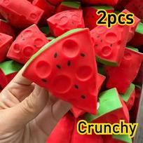 Traškantis garsas Arbūzas Squishy Streso kamuoliukas Fidget žaislas Namų gamybos DIY Rankų darbo Suspaudžiamas kamuoliukas Streso mažinimo Įdarytas Asmr Dovana Žaislas