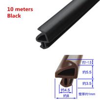 10M EPDM sandarinimo juostos tiltas aliuminio durys/langas sandarus garso izoliacija vėjo nepralaidus vandeniui EPDM guminė juosta langų sandarikliai