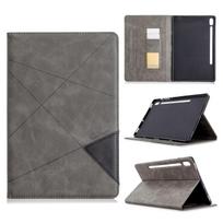 Dėklas Samsung Galaxy Tab S6 10,5 colio (2019 m. leidimas)(SM-T860/T865) Verslo Premium PU Odos Folio Dėklas su Keliais Žiūrėjimo Kampais Kortelių Kišenė SM-T860/T865