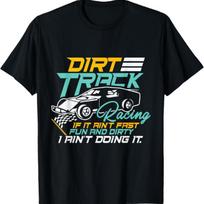 Dirt Track Racing Speed Car Track Dirt Riding Road Racing T-Shirt XXXXXL juoda