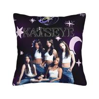 Katseye Kpop Idol Pagalvės užvalkalas Poliesterio Pagalvės užvalkalas Dovana Gnarly Pagalvės užvalkalas Miegamojo Užtraukiamas 45X45cm 16x16Inch