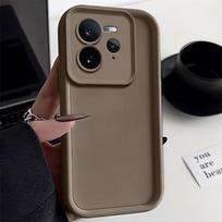 For Realme GT7 Pro dėklas Realme GT7 Pro telefono dėklas Realme GT7 Pro apsauga Atsparus smūgiams Matinis galinis dangtelis apsauga Odos pojūtis realme GT 7 Pro gray