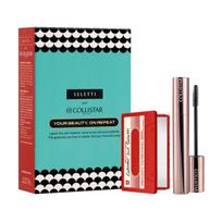 Rinkinys Collistar Infinito Mascara Set: blakstienų tušas, 7,5 ml + kišeninis veidrodėlis
