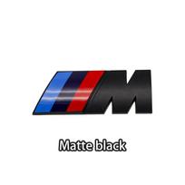 BMW M E46 E90 E60 Naujo Automobilio Sparnas Bagažinė M Logotipas Ženklelis Lipdukas BMW M M3 M5 M6 X3 E46 E90 F30 G20 E36 E34 G30 Automobilių Dalys Šauni Individuali TV8 4.7x1.5cm matinė juoda spalva