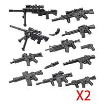 Military Soldier Special Forces Accessories Building Blocks City Police Army Figures Combat Uniform Weapons Helmet Bricks Toys geltona