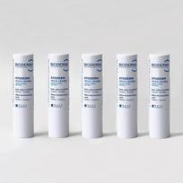 Bioderma Atoderm Stick Levres Lip Balm Raspberry Scent 4g 5 pcs white