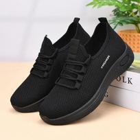 Moteriški neslystantys minkšto padėklo tinkliniai batai, pralaidūs orui, pavasario/rudens, juodi darbo batai Size 41 black