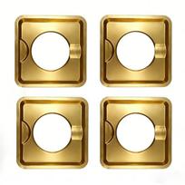 Stainless Steel Square Gas Stove Drip Oil Pan Stain-resistant Scratch Resistant Stove Top Cover Heat-resistant Rust-proof auksas