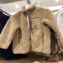 Vaikų paltas Ruduo Žiema Berniukams Mergaitėms Vilnos Atsitiktinis Universalus Užtrauktuko Striukė Vaikų Drabužiai 130cm beige