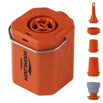 Soomloom Cube Air Pump -Portable Wireless Air Compressor Electric Inflator & Deflator Pump for Inflatable Cushions Swimming Ring oranžinė