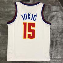 Custom Heat Pressed Basketball Jersey Denver Nuggets 15 Jokic 50 Gordon 1 Porter Mens Performance Sport Shirt XXL
