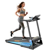 Walking Pad FT61 1–13.5 km/h Speed 3 HP Motor 1–15 Levels Incline Levels 135 kg Maximum User Weight juoda
