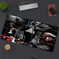 Michael Jackson Print Mouse Pad, for Keyboard Pad Laptop PC Mat for Office Home Use, Desk Decor, Perfect Birthday Gift for Gamers 30cmx60cm black