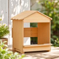 Chicken Nest Box Space-Saving for Shed Compartments, Backyard Keepers brown