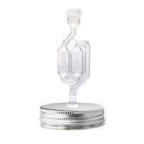 86mm/70mm Plati burna stiklainio fermentacijos dangtelis su oro vožtuvu konservavimui, alaus virimui, vyno gamybai, namų virtuvės reikmenys