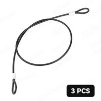 For GoPro Accessories Stainless Steel Black Lanyard Tether for Go Pro 13 12 11 10 9 8 Insta360 X5 X4 SJCAM DJI Action 5 4 Camera Universal