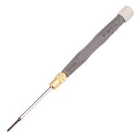 2Mm Precision Mini Screwdriver Dual-Purpose Slotted Thin Shaft Watch Repair Tool For Phone Tablet Electronics Hand 1pc gray