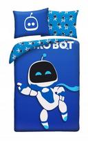 Vaikiškas patalynės komplektas Astro Bot, 140x200 cm, 2 dalių