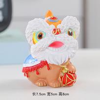 Liūto Pabudimo Ornamentas, Kinų Stiliaus Stalo Dekoracija, Dovana Draugui white
