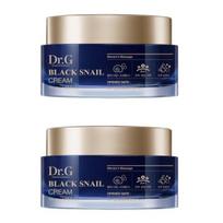 Dr.G Black Snail Cream Duo rinkinys 50ml × 2 | Anti-senėjimo ir skaistinantis drėkiklis blue