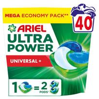 Ariel PODS Ultra Power Universal Želinės Skalbimo Kapsulės, 40 vnt