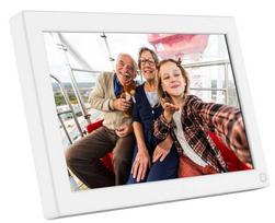myFirst Live digital photo frame, White, 25.6 cm (10.1") Touchscreen Wi-Fi
