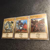 3Pcs/set Yu-Gi-Oh! Diy Self Control Collect Signature Trading Flash Card Anime Cartoon Original Series Present brown