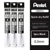 Naujas Pentel Energel Clena gelinio rašiklio papildymo rinkinys 0,3/0,4/0,5 mm adatinis galiukas Greitai džiūstantys Lygiai rašantys rašikliai Kokybiški japoniški raštinės reikmenys