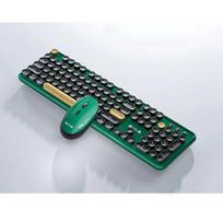 Aula AC306 2in1 2.4G Wireless Keyboard (EN+RU) + Mouse Green