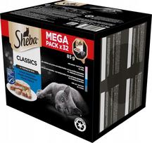 Sheba Tray of White Fish/Fish/Salmon/Tuna Pate - wet cat food