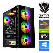 INTOP Ryzen 5 5500F 32GB 500GB SSD M.2 NVMe + 2TB HDD RTX 3050 6GB WIN11