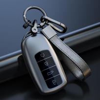 Auto Smart Key Fob Cover Case Key Ring Fit For Chery Auto Tiggo 8Plus Tiggo 8 New 5 Plus 7Pro Max Omoda 5 C5 Auto Accessories Protector gray