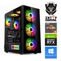 INTOP Ryzen 5 7500X3D 32GB DDR5 250GB SSD M.2 NVMe + 2TB RTX 5060 Ti 8GB WIN11