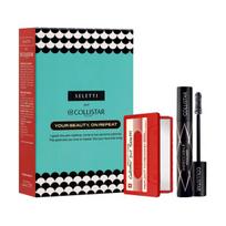 Rinkinys Collistar Impeccabile Mascara Gift Set: blakstienų tušas, 14 ml + kišeninis veidrodėlis