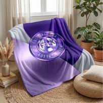 Austria Wien FC Minkštas flanelės vilnos pledas Lengvas jaukus šiltas pledas sofai lovai namų dekoravimui 75x90cm