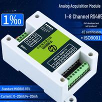 Zhong Sheng Modbus 485 Analoginio Įėjimo Siųstuvas: Įtampa 0-5V/10V, Srovė 4-20mA USB to RS485 module 0-200V