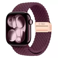 Tech-Protect NYLONMAG APPLE WATCH 8 / 9 / 10 / 11 / 12 / SE / ULTRA (44 / 45 / 46 / 49 MM) DEEP BURGUNDY
