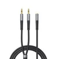 Orico AX1 audio adapter mini jack 3.5 mm headphone and microphone splitter 0.5 m - black