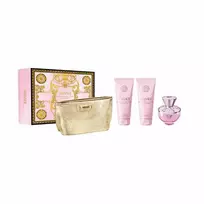 Versace  Versace Dylan Blush Pink Eau De Parfum Spray 100ml Set 4 Pieces