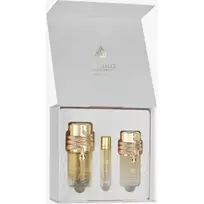 Lattafa Perfumes Musamam White Intense Gift Set EDP 100 ml, miniature EDP 12 ml and hair mist 50 ml