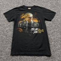 Y2K 2000s Elton John Million Dollar Piano Tour Black T-Shirt Unisex Size Small Unisex T-Shirt XXXXL gray