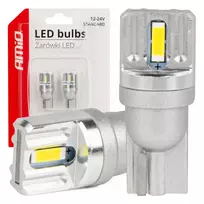 Amio LED bulbs STANDARD T10 W5W 2x1860 SMD White 12V/24V -03719