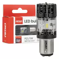 Amio LED bulb LumiTec BAY15D P21/5W 12V FULL CANBUS white 1 pc -04689