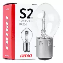 Amio Halogen bulb S2 12V 35/35W BA20d 1pc