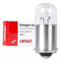 Amio Halogen bulbs T4W 12V 4W BA9S 10pcs