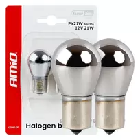 Amio Halogen bulbs PY21W 12V21W BAU15S LumiTec CHROME 2 pcs. -04629