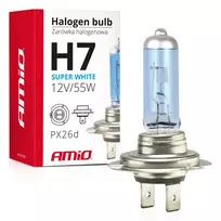 Amio Halogen bulb H7 12V 55W UV filter (E8) Super White
