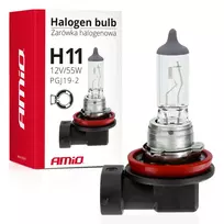 Amio Halogen bulb H11 12V 55W UV filter (E8)