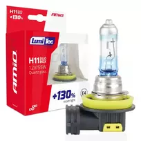 Amio Halogen bulbs H11 12V 55W LumiTec LIMITED +130% DUO